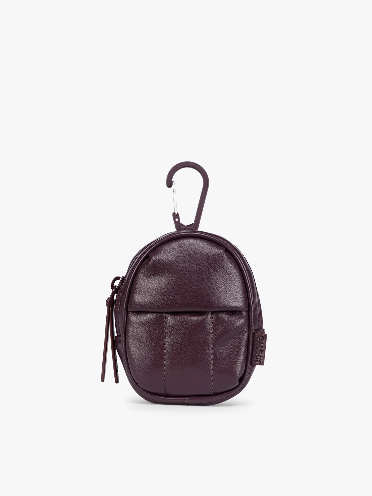 Luka Backpack Zip Bag Charm in Vegan Leather