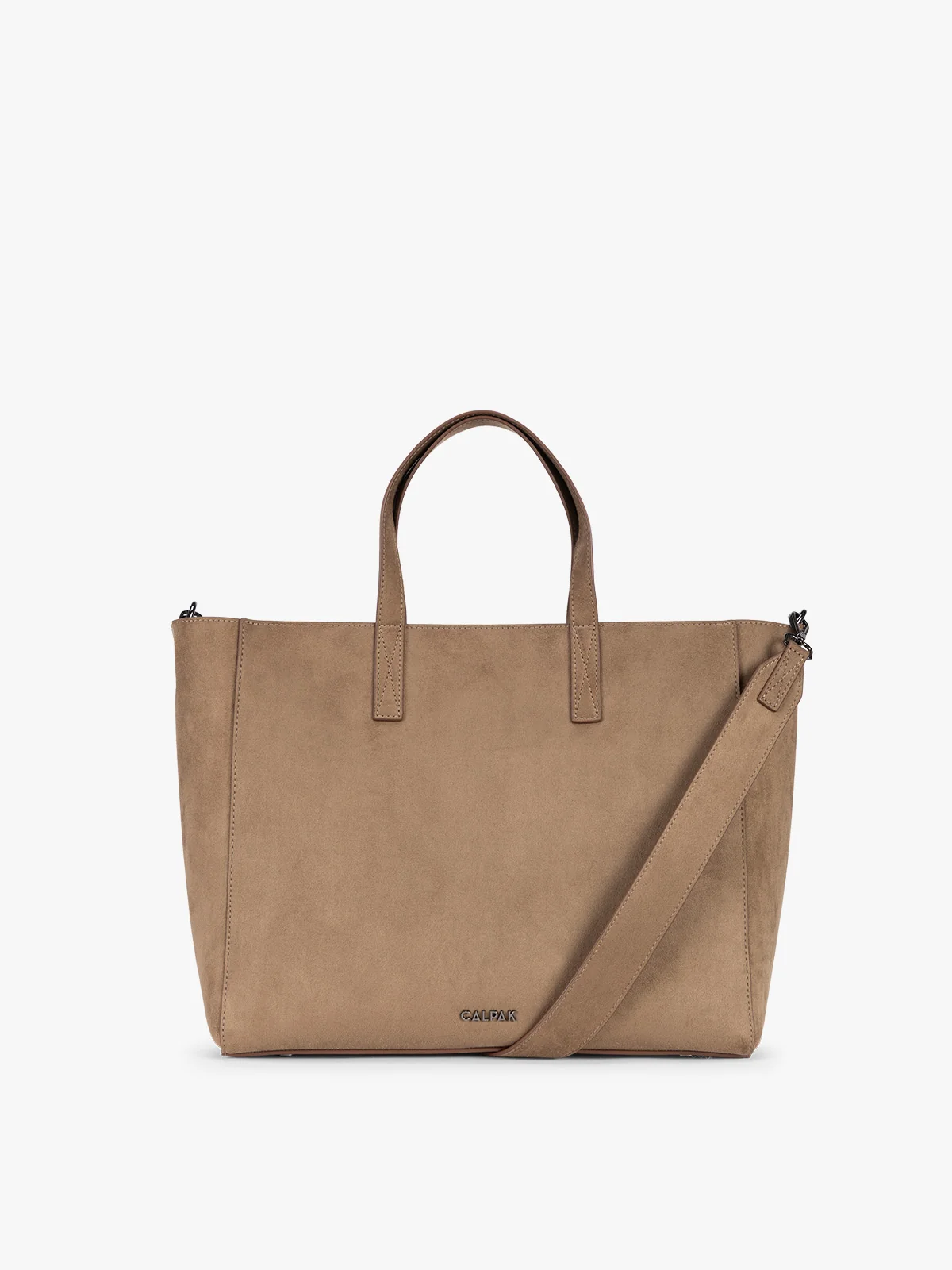 Haven 15 Laptop Tote Bag in Vegan Suede